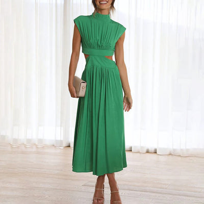 Emily | Elegant High Neck Dress