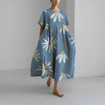Daisey | Retro Big Swing Loose Maxi Dress